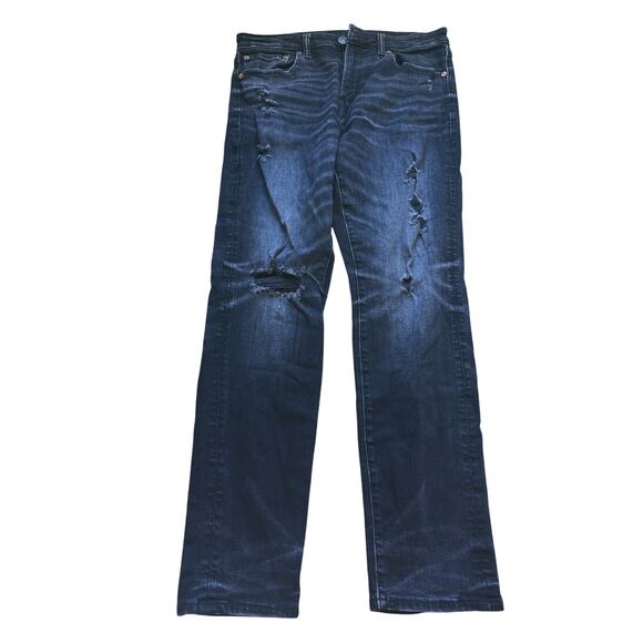 American Eagle Men’s AirFlex+ Athletic Fit Jeans Black 30x30 Edgy Street Skater - Picture 2 of 7